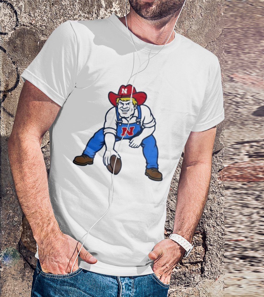 Herbie Husker Nebraska Cornhuskers Iconic Football T-Shirt