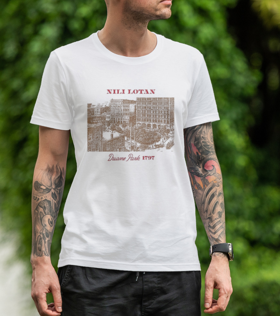Nili Lotan Duane Park 1797 Architecture Scene T-Shirt