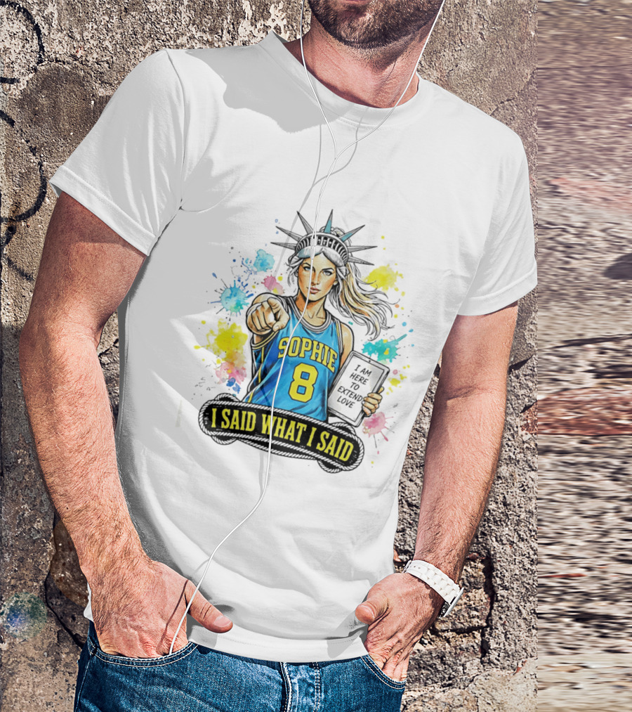 Sophie Cunningham Liberty Number 8 Jersey I Said What I Said Extend Love T-Shirt