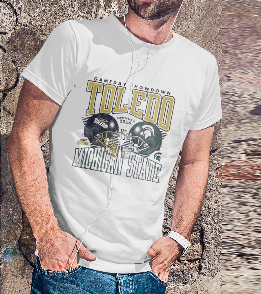 Toledo Rockets Michigan State Spartans Gameday Showdown September 4 2026 T-Shirt