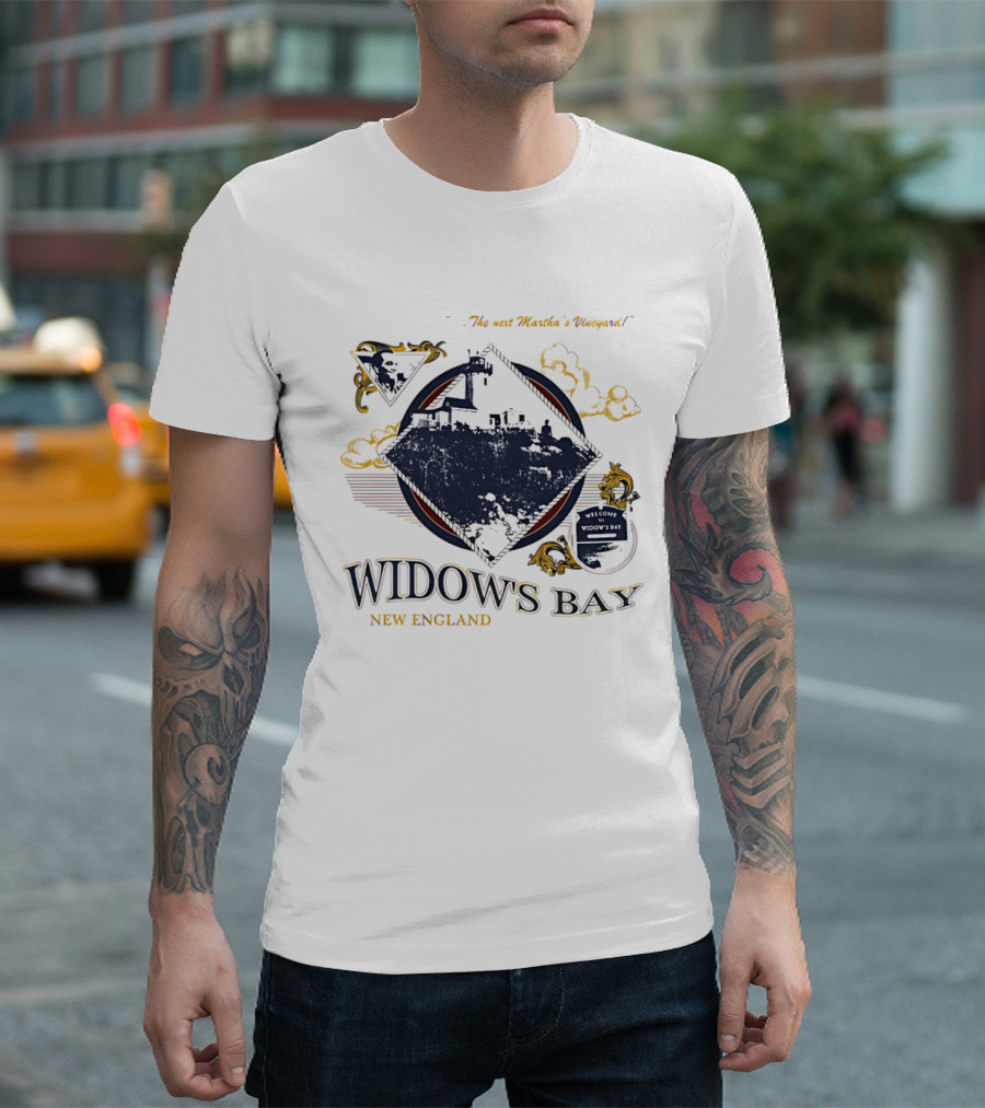 Widow's Bay New England The Next Maine's Vineyard Mysterious Island T-Shirt