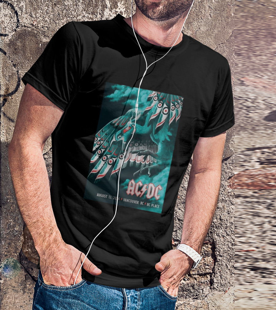 AC DC August 13 2026 Vancouver BC Place T-Shirt
