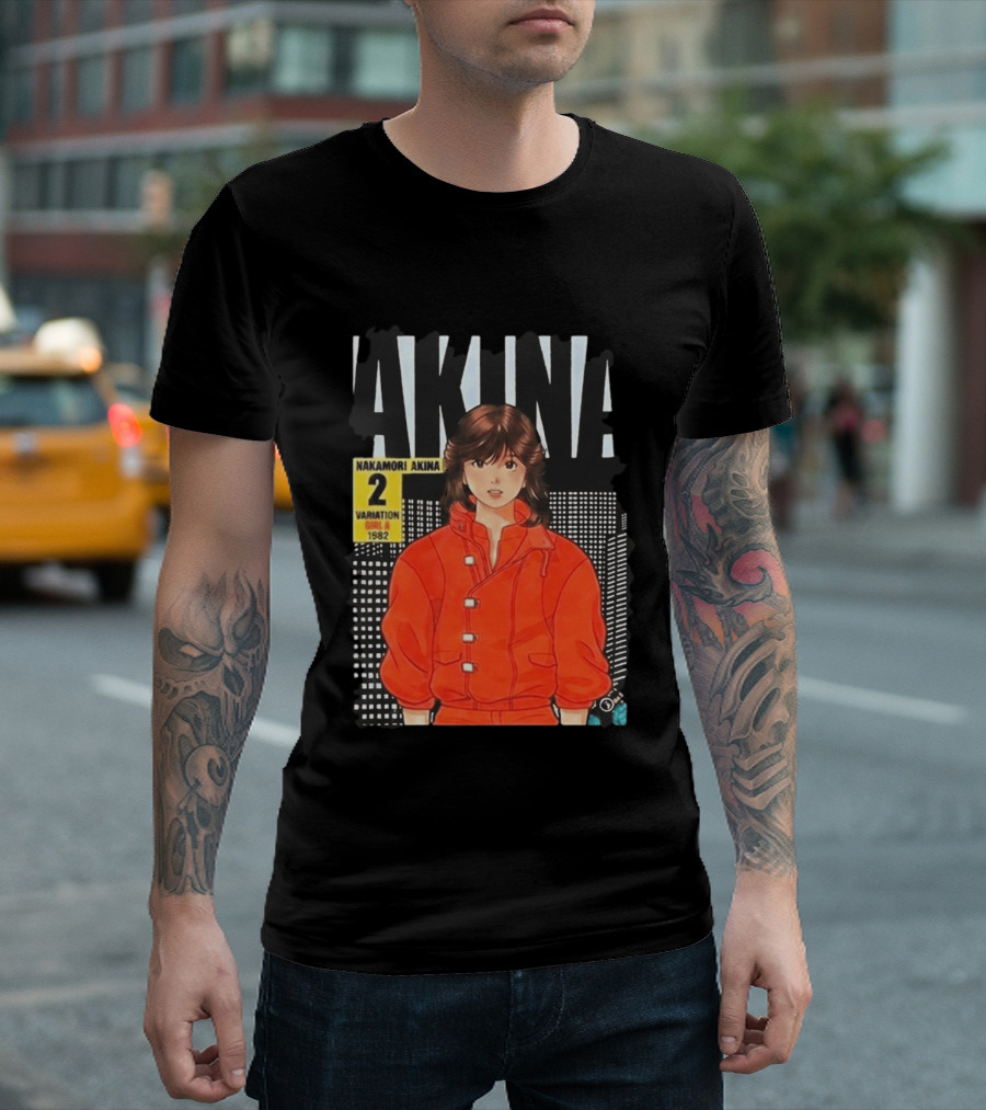 Nakamori Akina Variation Girl 2 1982 Anime Manga T-Shirt