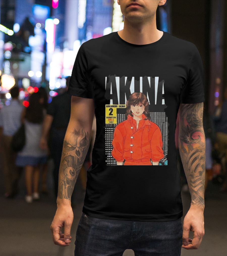 Nakamori Akina Variation Girl 2 1982 Anime Manga T-Shirt
