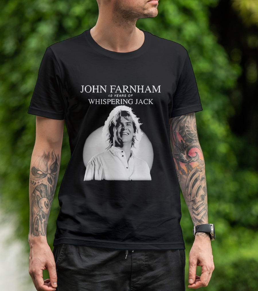 40 Years Of John Farnham Whispering Jack T-Shirt