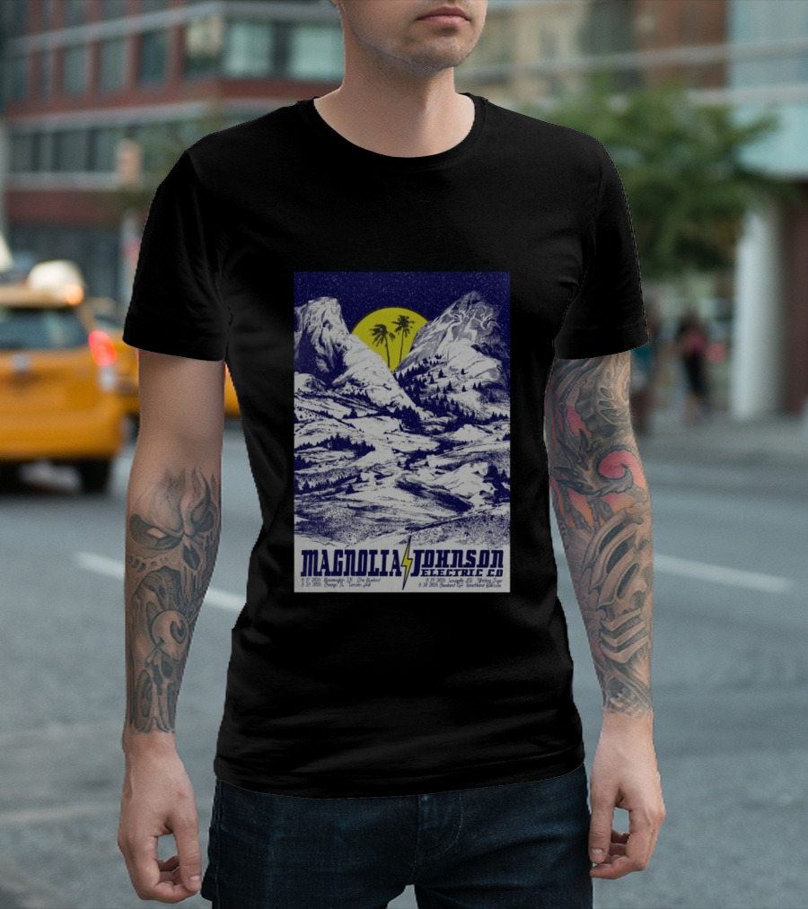 Magnolia Johnson Electric Co Tour 2026 Bloomington Chicago Lincoln Hall Louisville Bowling Green T-Shirt