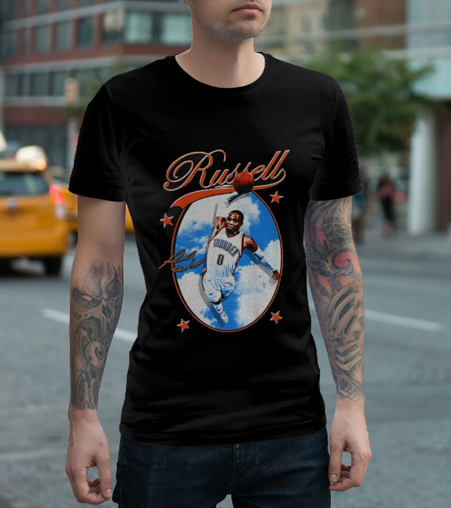 Russell Westbrook Thunder Basketball Legend T-Shirt