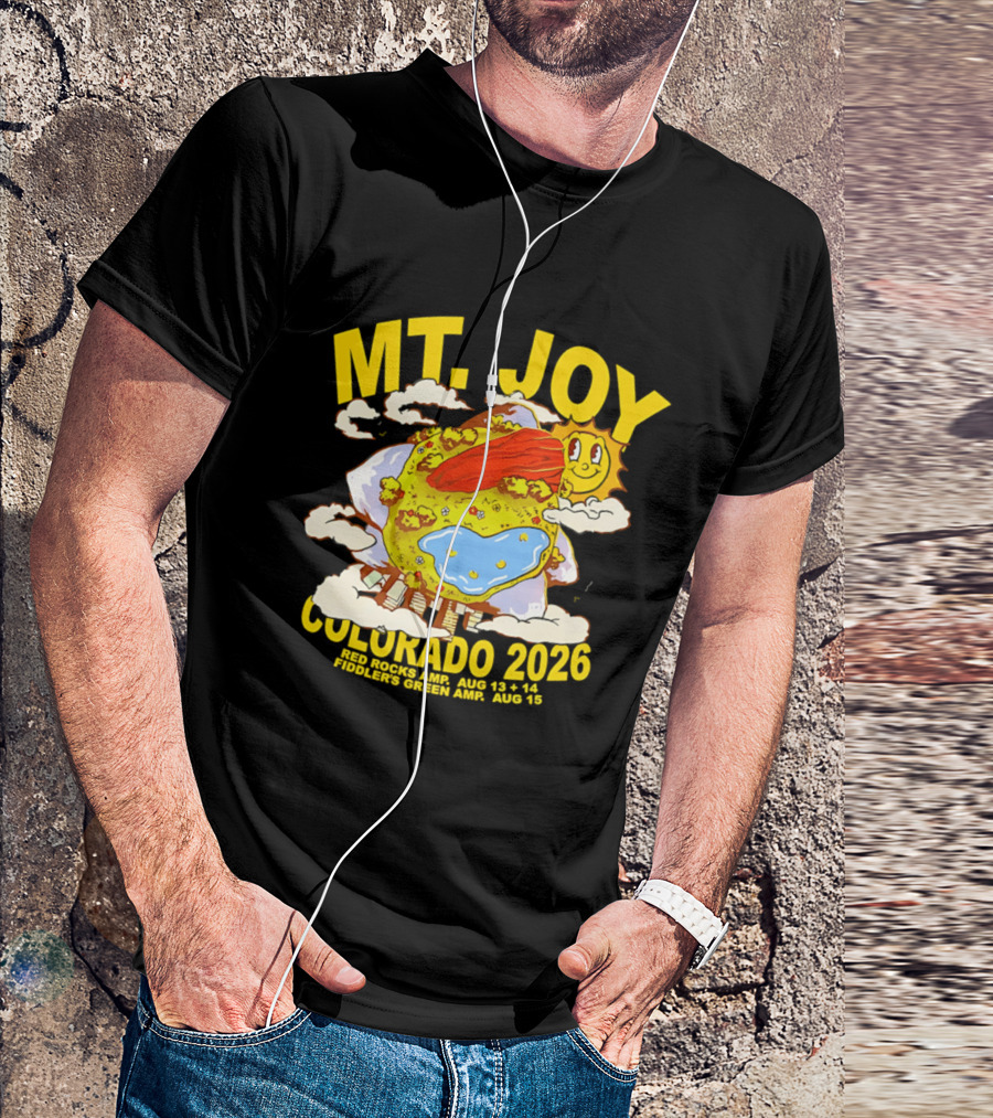MT. Joy Colorado 2026 Red Rocks Amphitheater August 13 14 Fiddler's Green August 15 T-Shirt