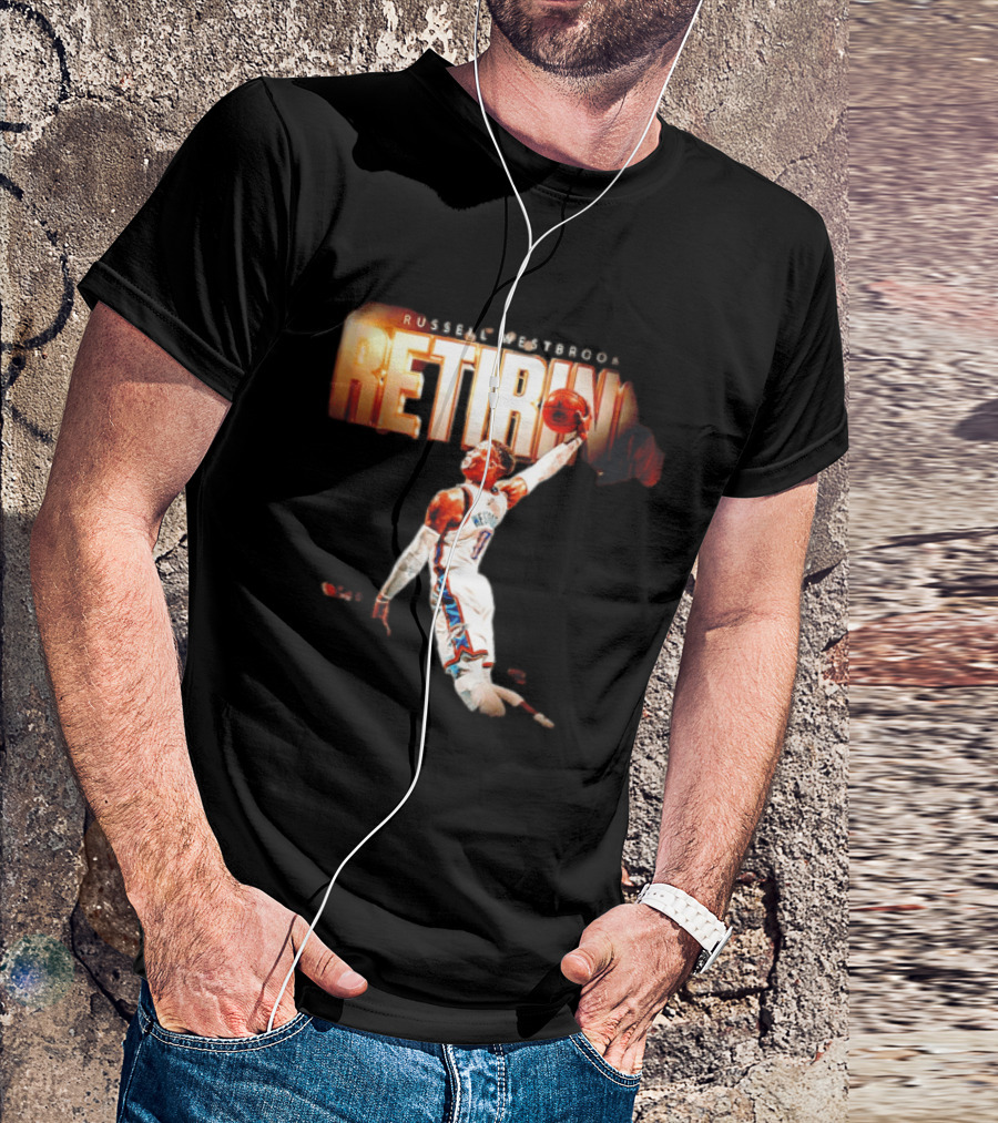 Russell Westbrook Retiring OKC Thunder Legend Dunk T-Shirt