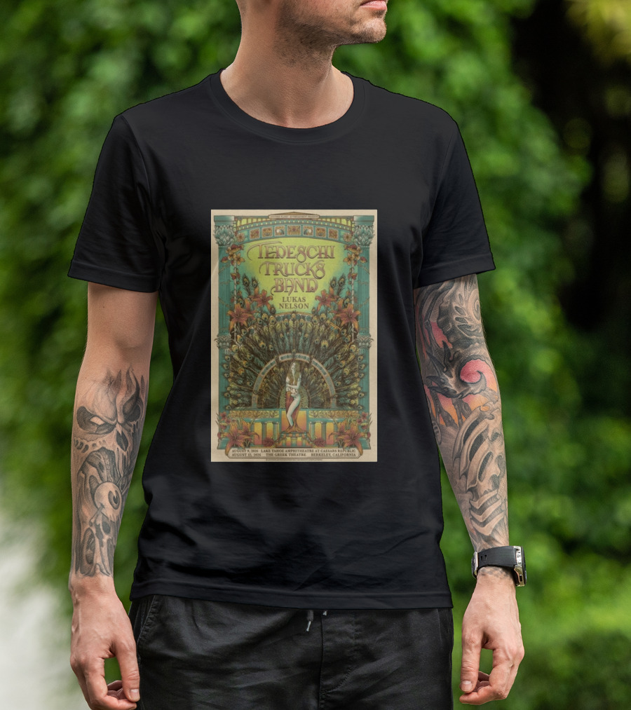 Tedeschi Trucks Band Lukas Nelson August 17 2026 The Greek Theatre Berkeley California T-Shirt