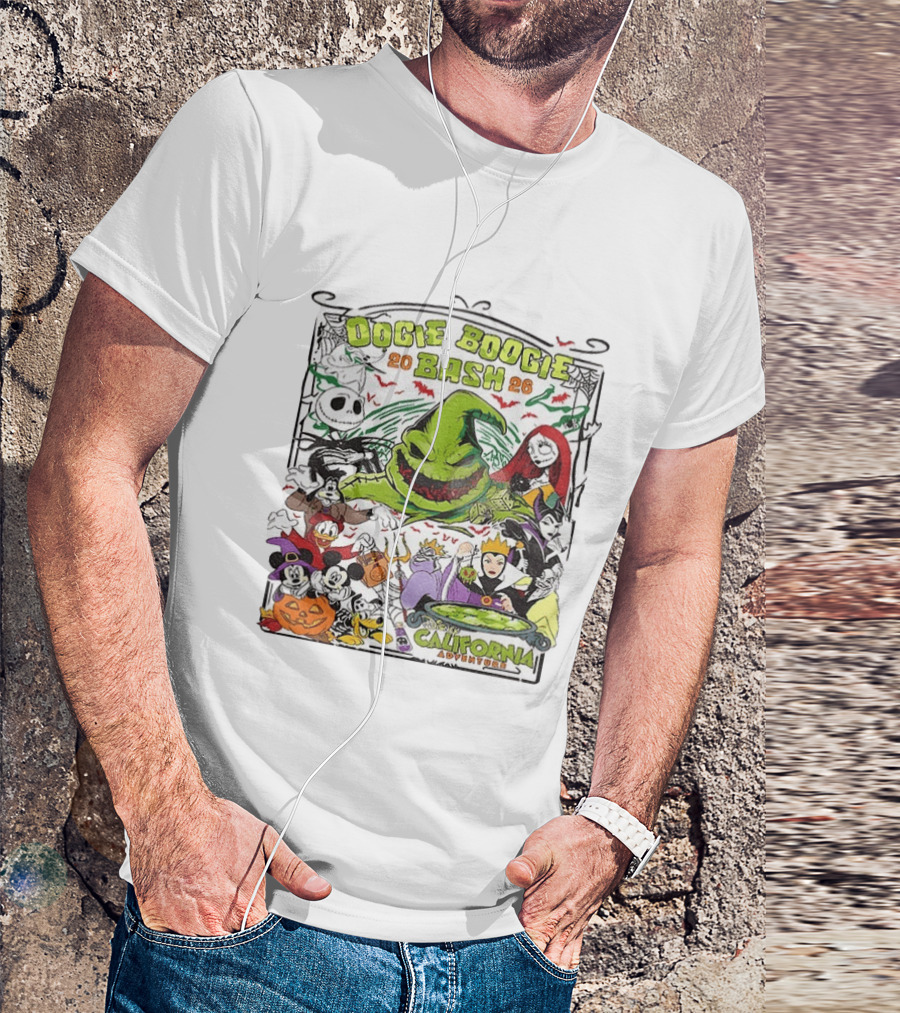 Oogie Boogie Bash 2026 Disney California Adventure Halloween Characters T-Shirt