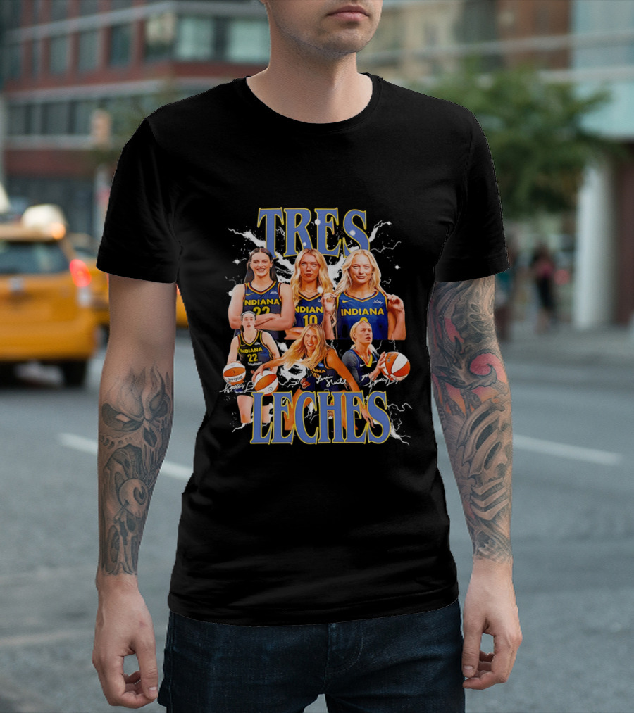 Indiana Fever Tres Leches Basketball Players T-Shirt