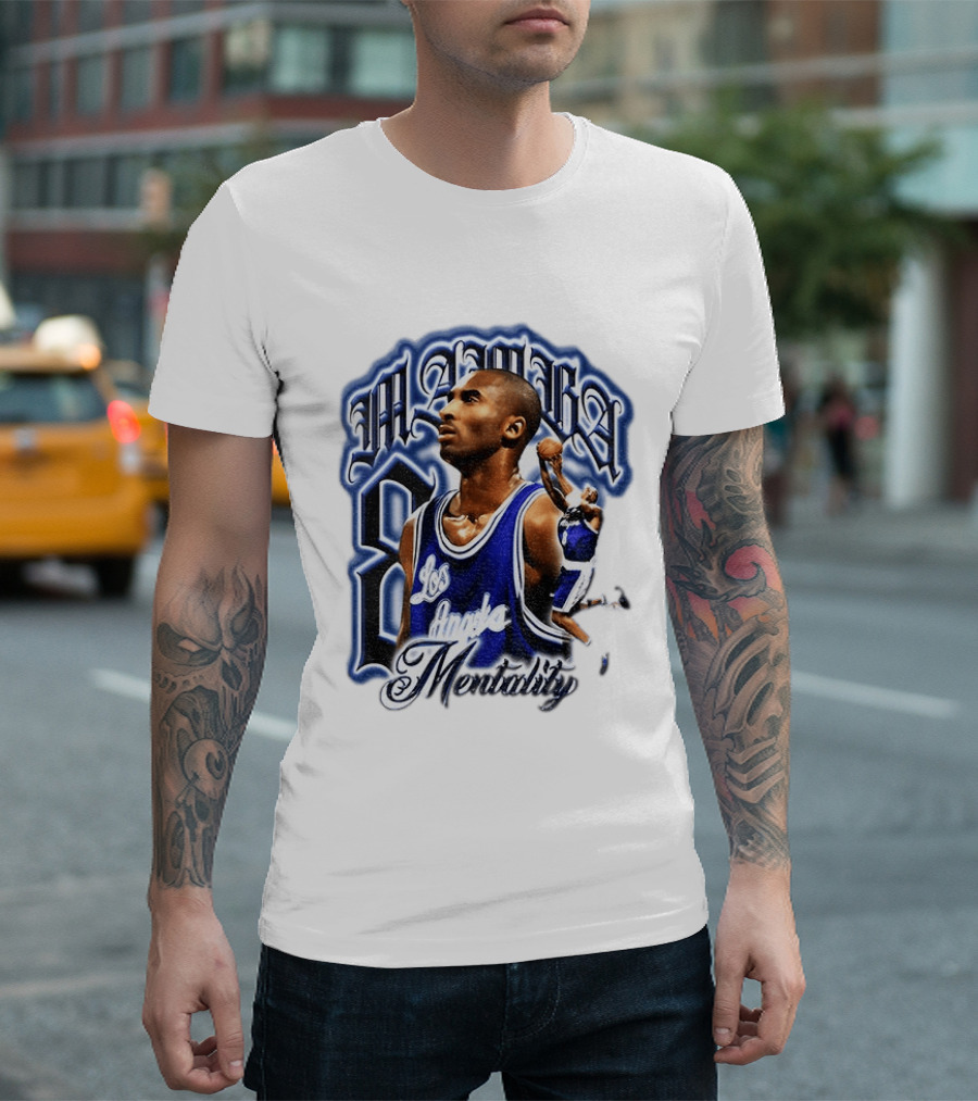 Kobe Bryant Mamba Mentality Los Angeles 8 Basketball T-Shirt