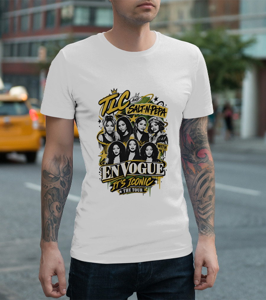 TLC Salt N Pepa En Vogue It's Iconic Tour T-Shirt