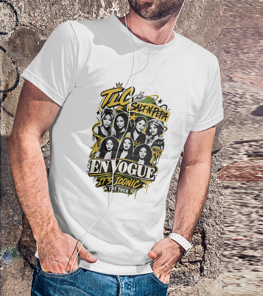 TLC Salt N Pepa En Vogue It's Iconic Tour T-Shirt