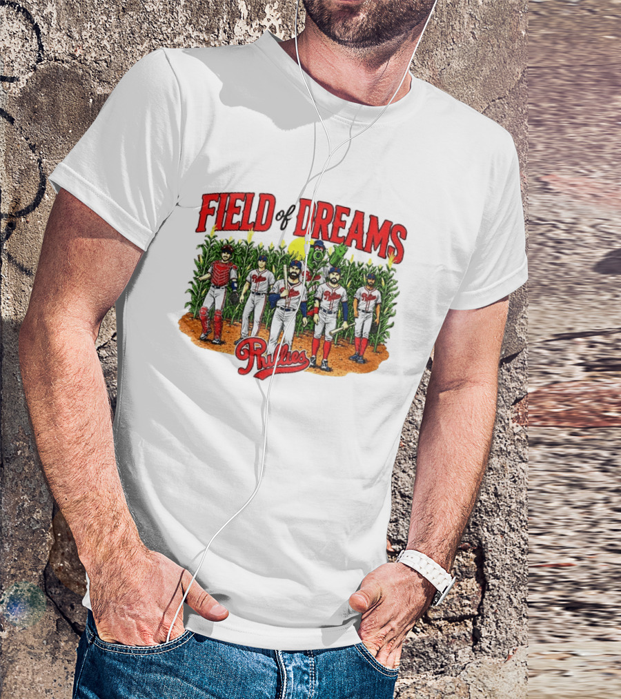 MLB Phillies Field Of Dreams 2026 Dyersville Iowa Cornfield Event T-Shirt