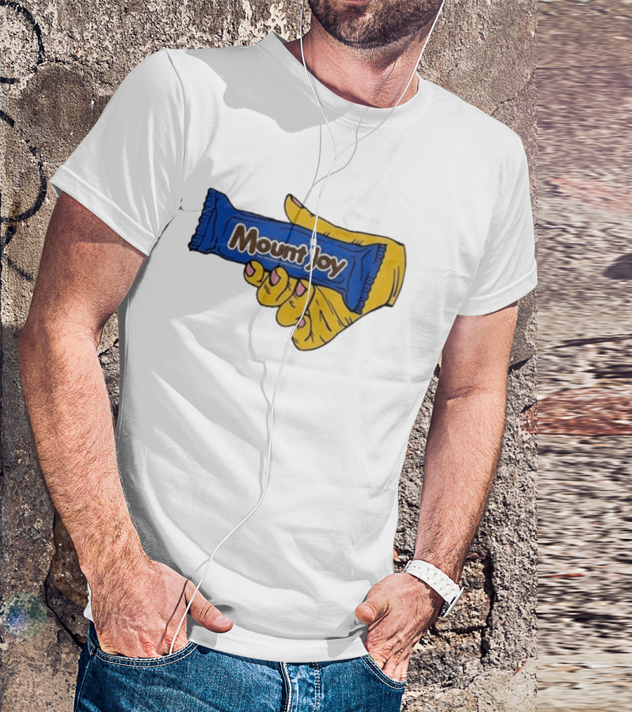 Mount Joy Candy Wrapper Hand Holding T-Shirt