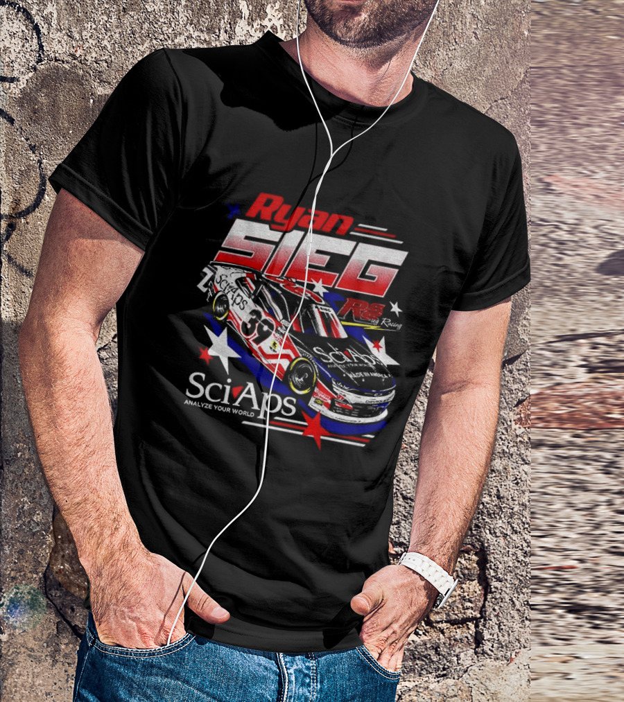 Ryan Sieg NASCAR SciAps Chevrolet Camaro 39 Racing Car T-Shirt