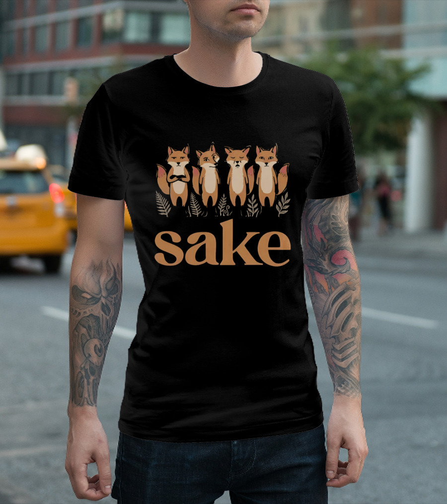 For Goodness Sake Foxes With Cute Woodland Animals And Nature T-Shirt