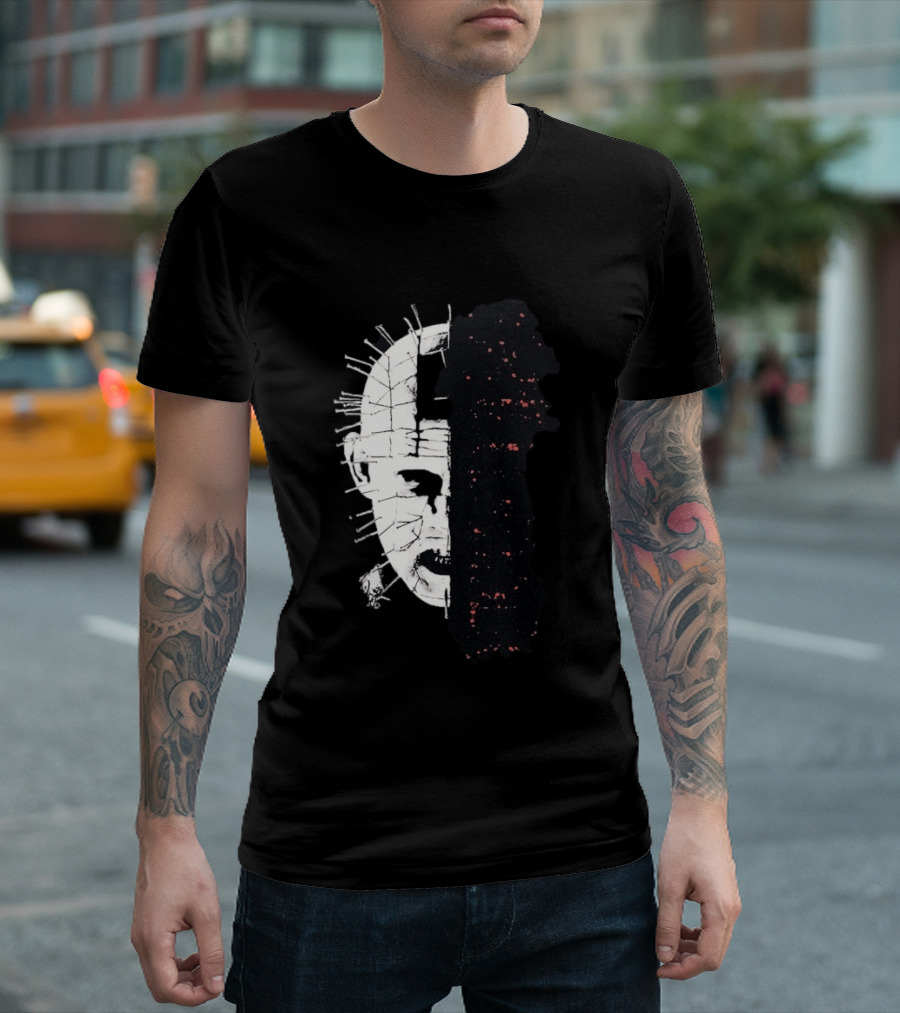 Halloween Horror Nights 2026 Hellraiser Pinhead Split T-Shirt