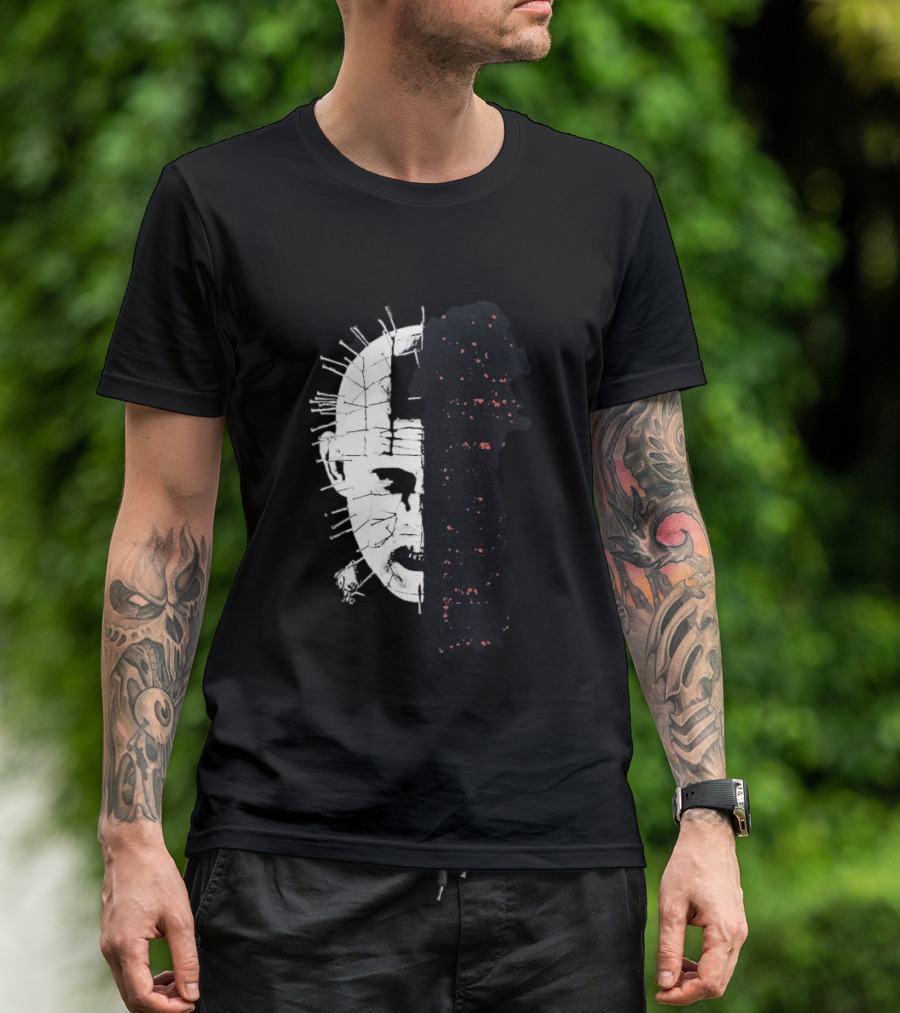 Halloween Horror Nights 2026 Hellraiser Pinhead Split T-Shirt