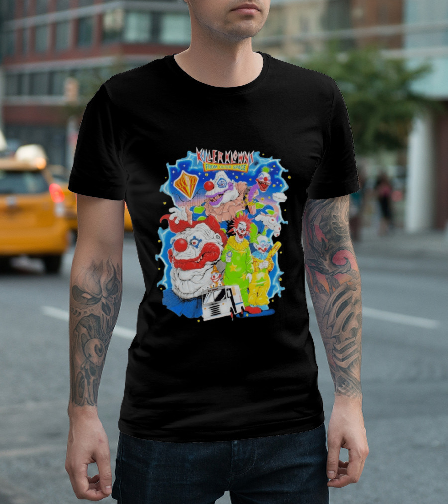 Killer Klowns From Outer Space Halloween Horror Nights 2026 Theme Park Journey T-Shirt