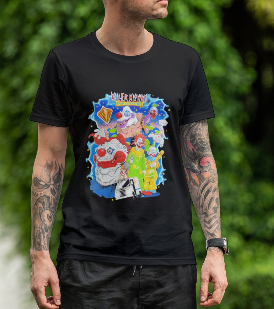 Killer Klowns From Outer Space Halloween Horror Nights 2026 Theme Park Journey T-Shirt
