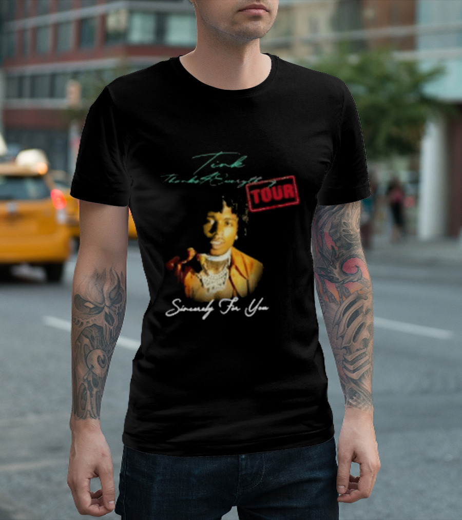 Que Jacquees Thanks 4 Everything Tour Signed You 5000 T-Shirt
