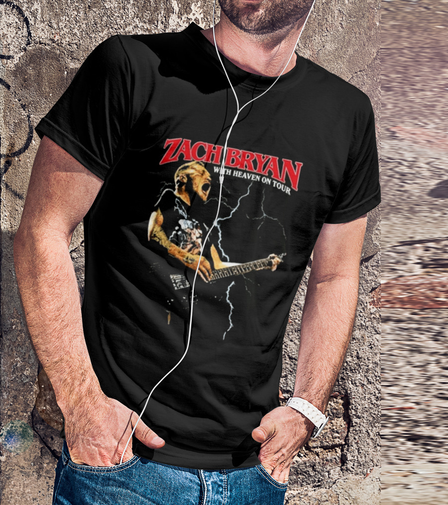 Zach Bryan With Heaven On Tour Live 8.13.2026 Empower Field Mile High Denver Co T-Shirt