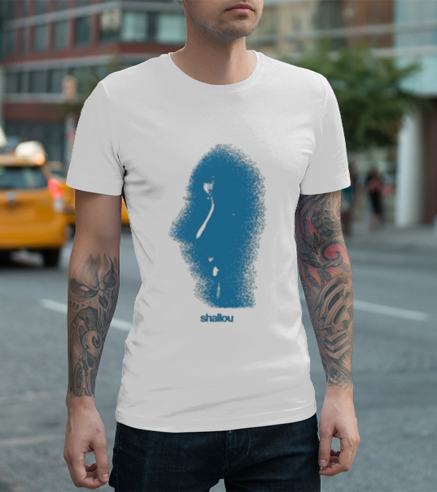 Ambient Inks Shallou Silhouette Blue Profile T-Shirt