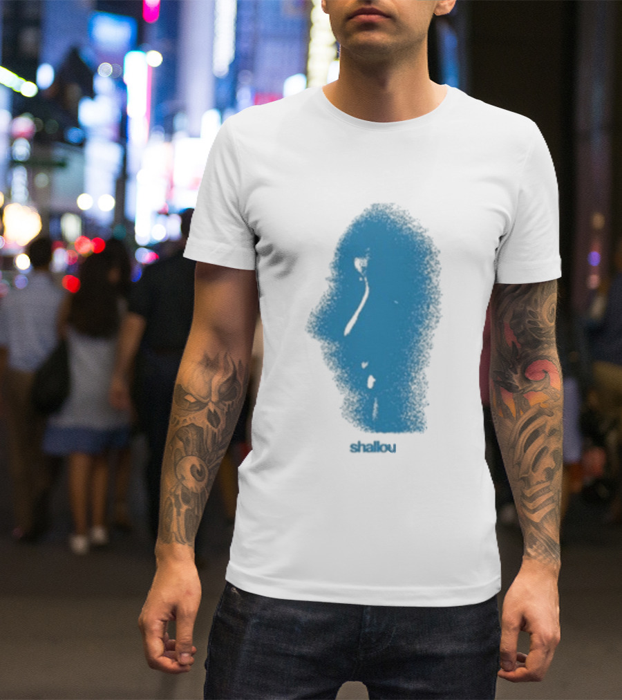 Ambient Inks Shallou Silhouette Blue Profile T-Shirt