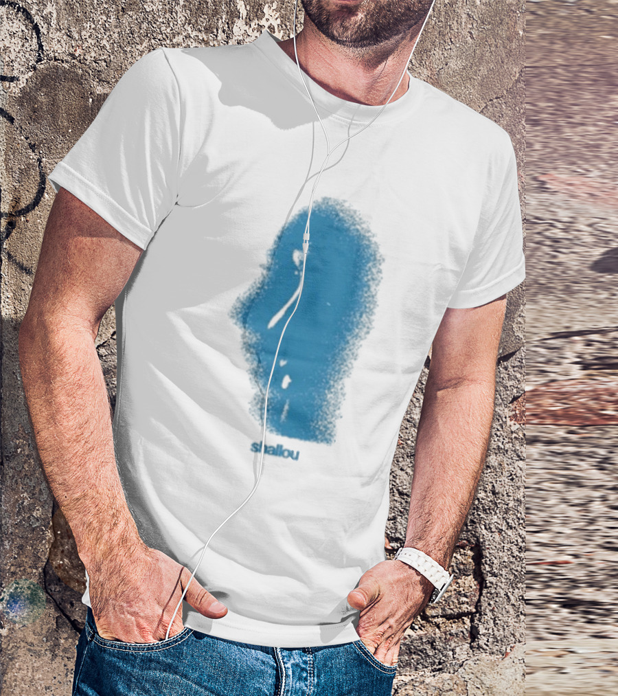 Ambient Inks Shallou Silhouette Blue Profile T-Shirt