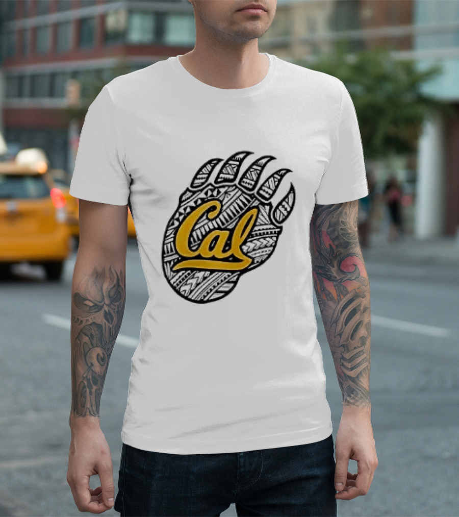 Cal Bears Football From The Bay To The Islands Bear Claw T-Shirt