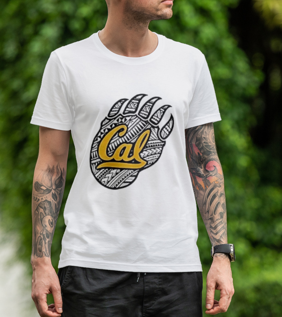 Cal Bears Football From The Bay To The Islands Bear Claw T-Shirt