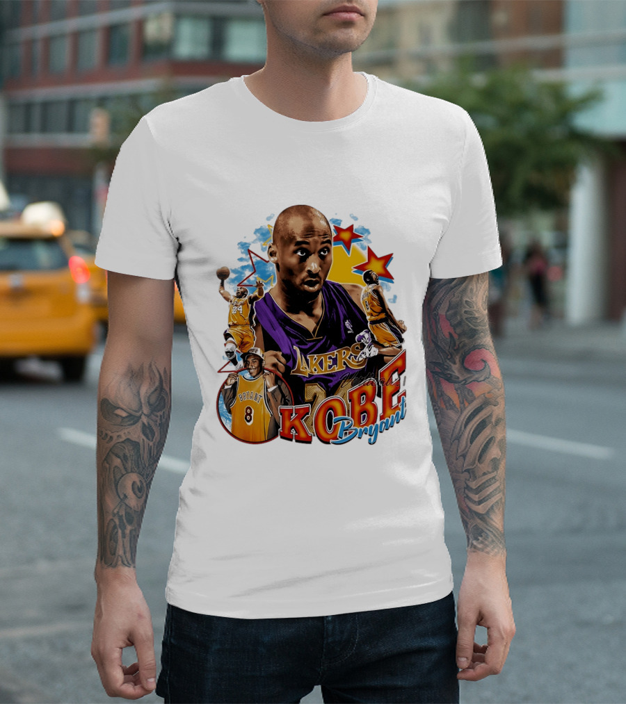 Kobe Bryant Lakers NBA Legendary Player Number 8 And 24 T-Shirt