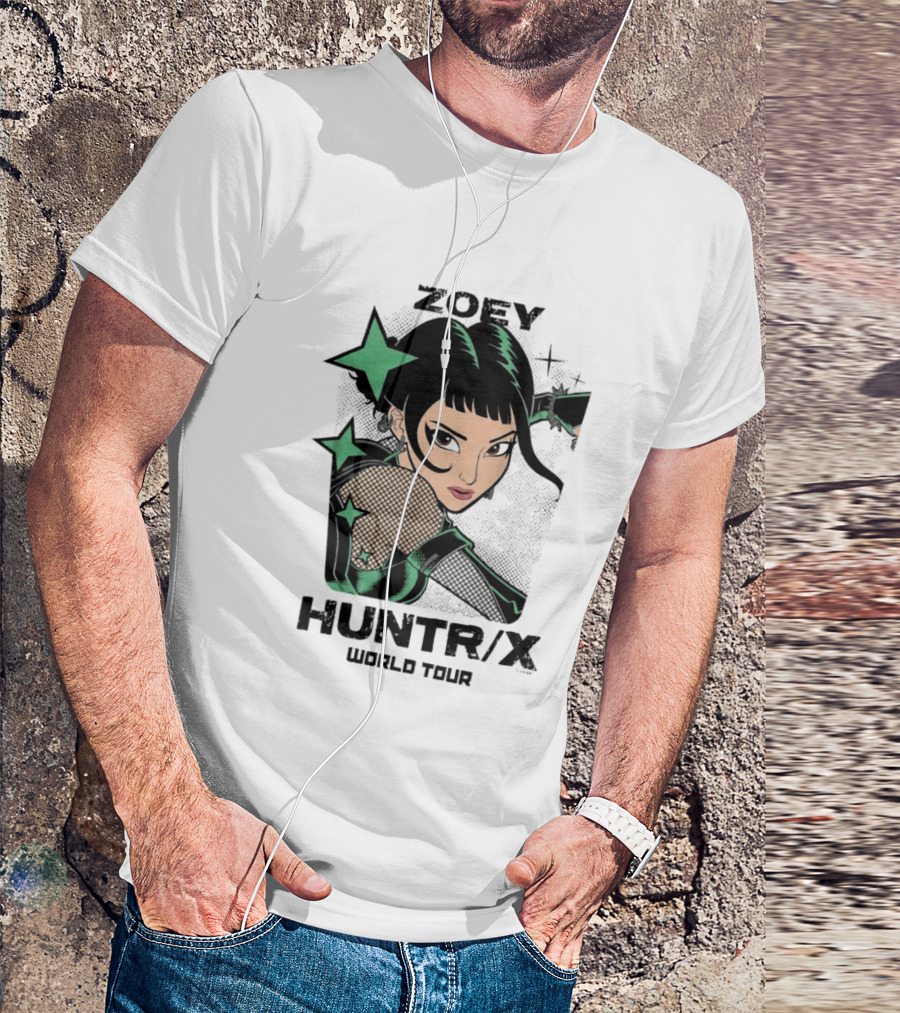 Zoey Huntr/X Girlz Tour Kpop Demon Hunters T-Shirt