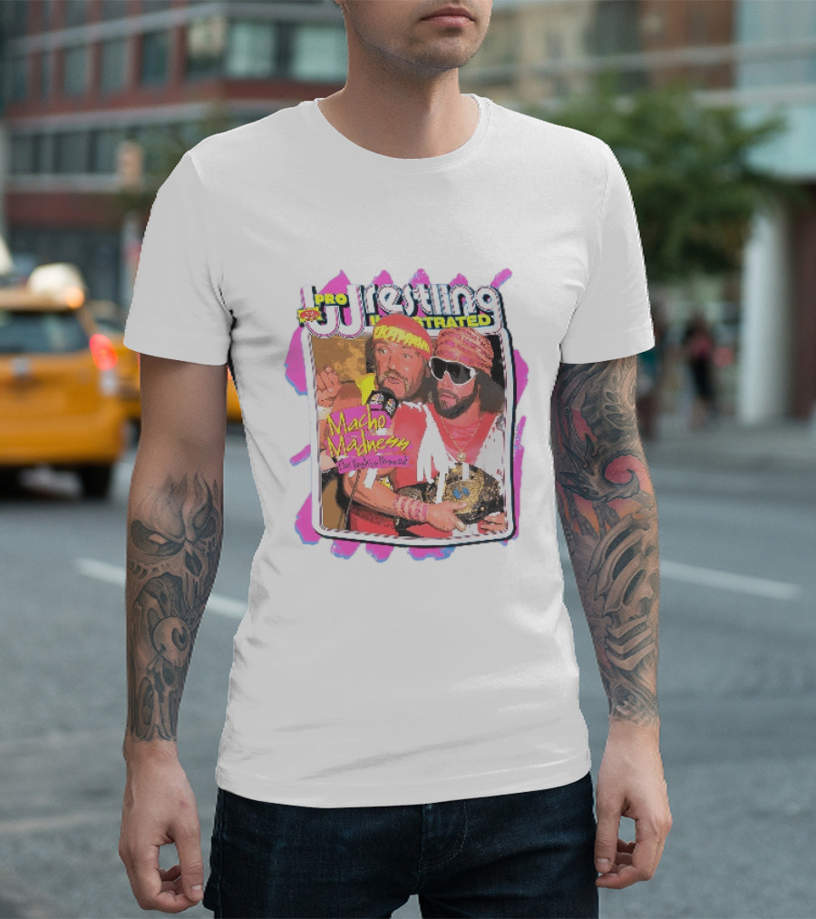 Pro Wrestling Illustrated Macho Madness The Torch Is Passed T-Shirt