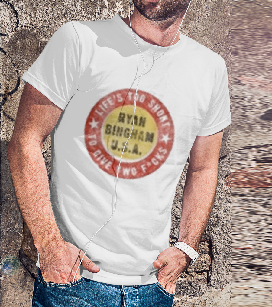 Ryan Bingham Life's Too Short To Give Two F*cks USA T-Shirt