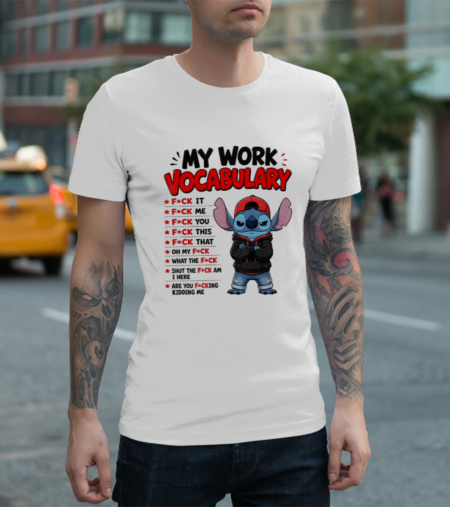 Stitch My Work Vocabulary F*ck It You This That Are You Kidding Me T-Shirt