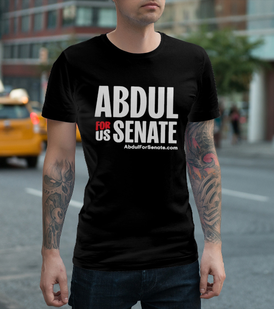 Abdul For US Senate AbdulForSenate.com T-Shirt