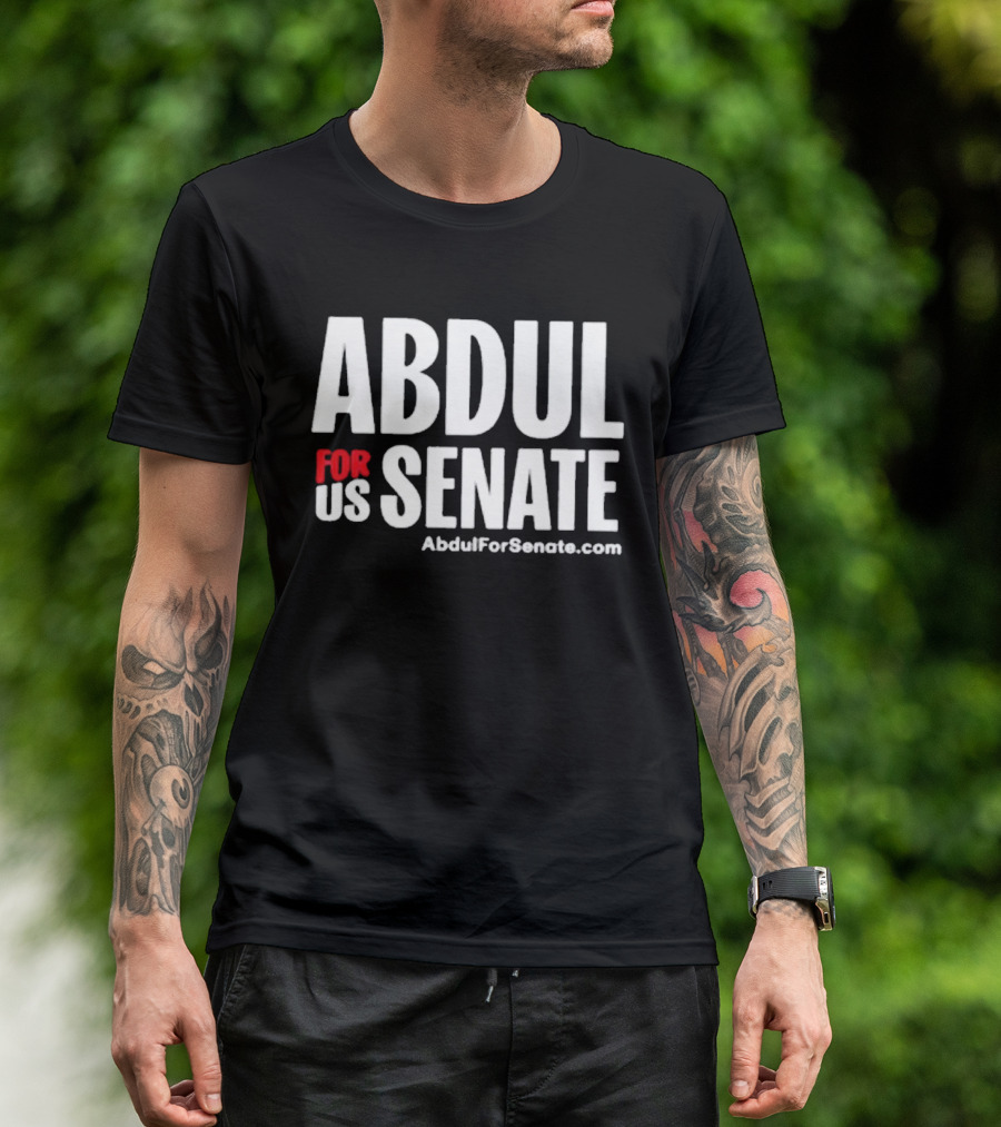 Abdul For US Senate AbdulForSenate.com T-Shirt