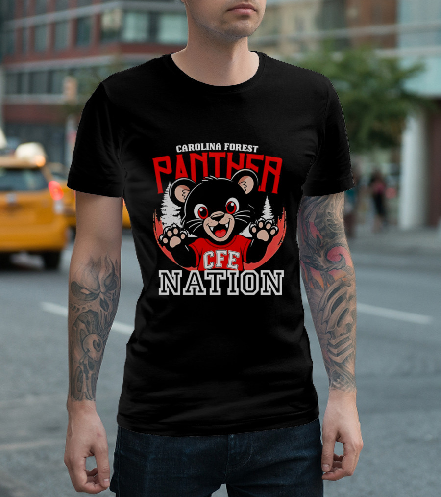 Carolina Forest Panther CFE Nation Cute T-Shirt