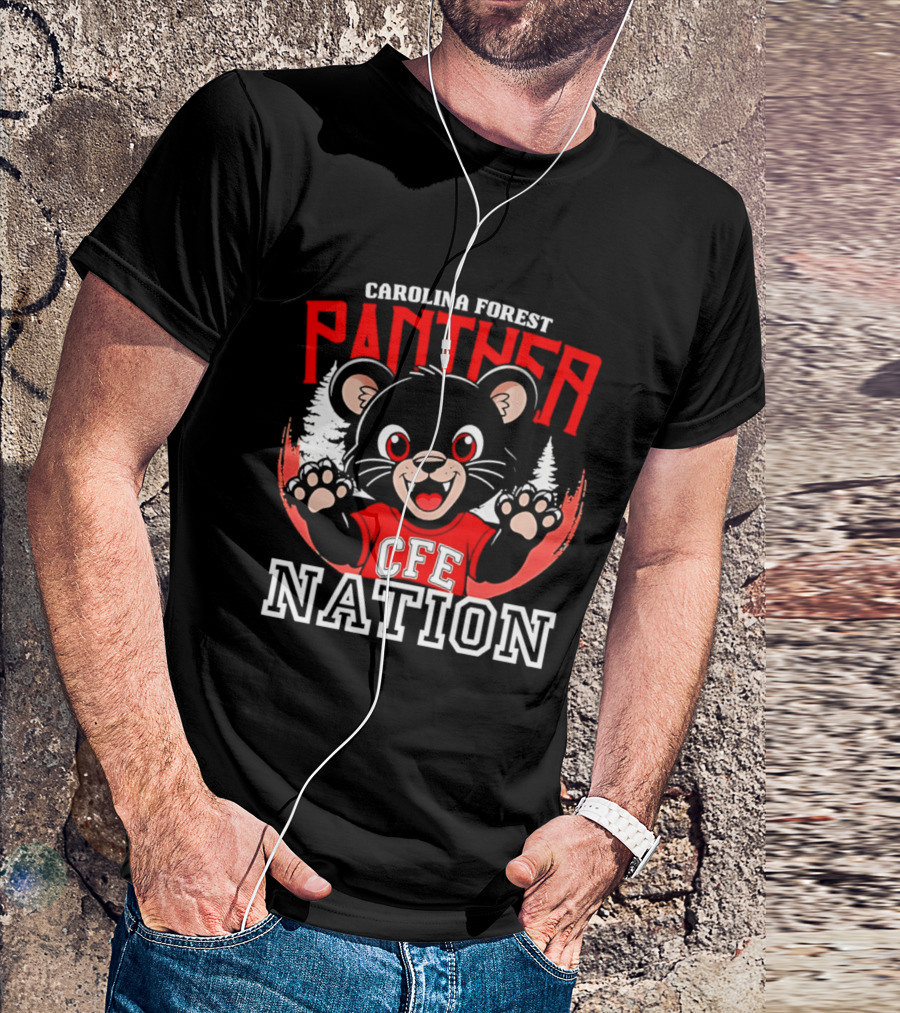 Carolina Forest Panther CFE Nation Cute T-Shirt