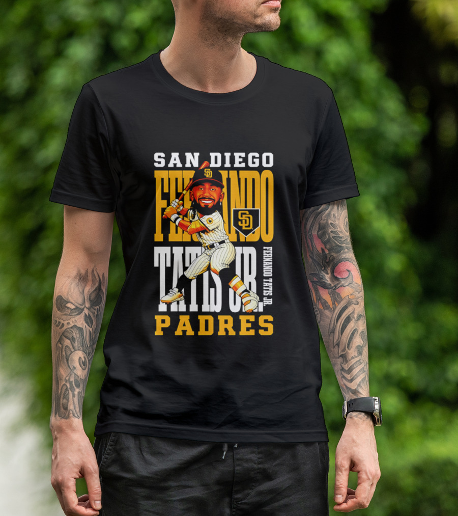 San Diego Padres Fernando Tatis Jr Iconic Baseball Star T-Shirt