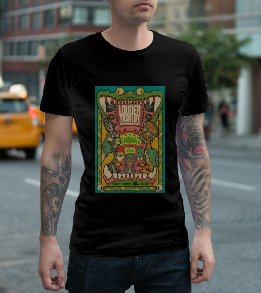 Louder Than Life Event Louisville KY September 17 20 2026 The Headbanger My Chemical Romance Tool Run The Jewels T-Shirt