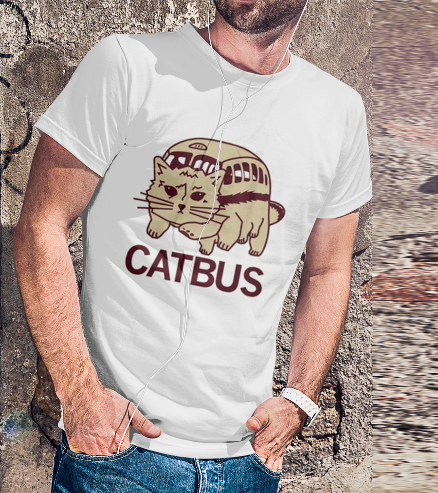 Catbus Gary Feline Transport Mashup T-Shirt