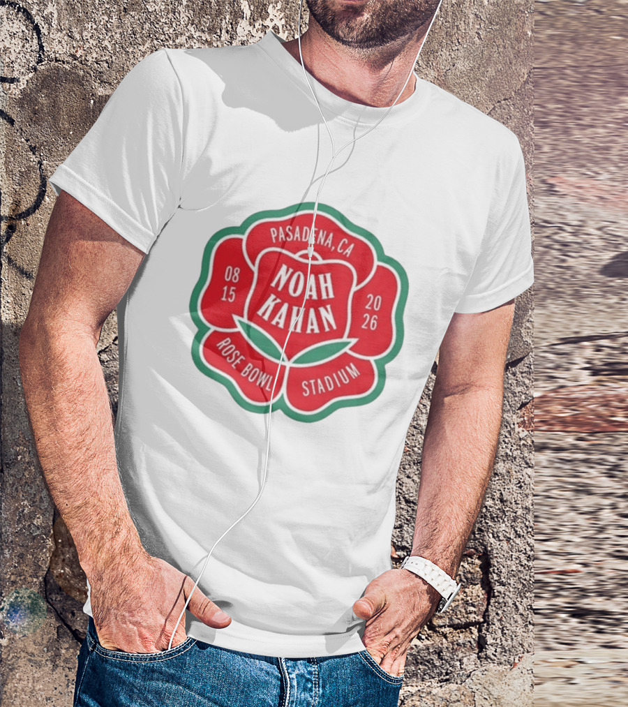 Noah Kahan Pasadena CA Rose Bowl Stadium 2026 August 15 T-Shirt