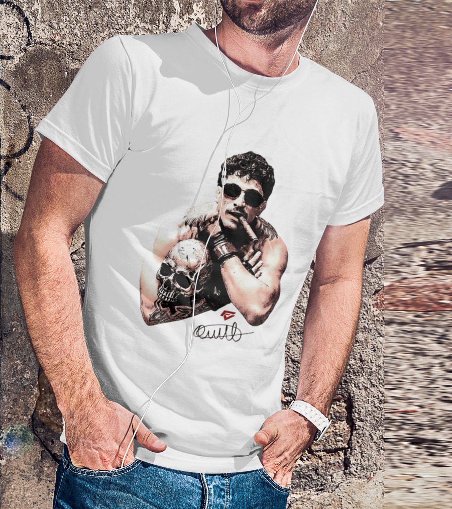 Smokilld Smokebreak Skull Tattoo Sunglasses Cigar T-Shirt