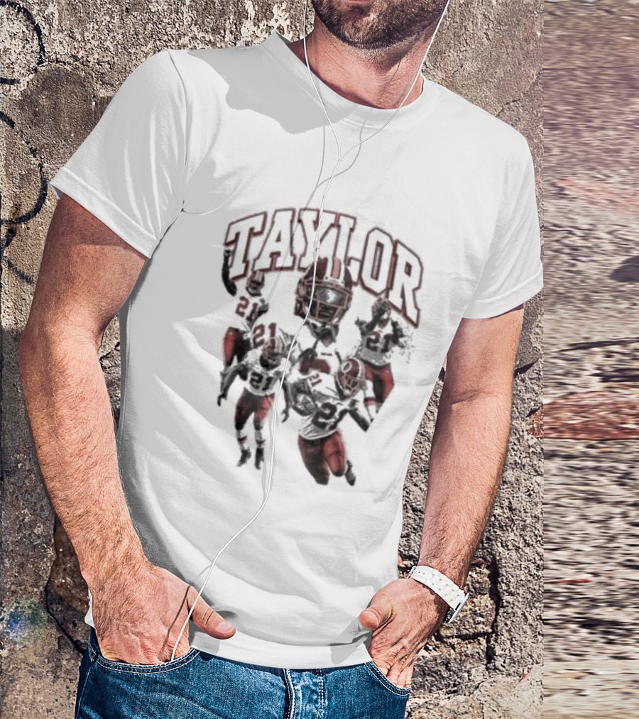 Taylor Washington Redskins 21 Northwest Stadium Football T-Shirt