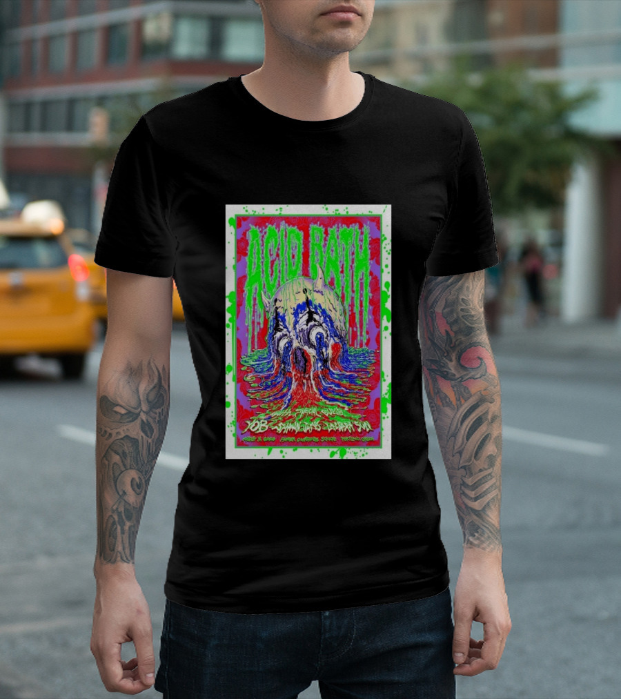 Acid Bath Job Nunemacher Pioneer Courthouse Square Portland Oregon August 16 2026 T-Shirt